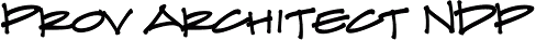 Architect NDP Architectural Lettering