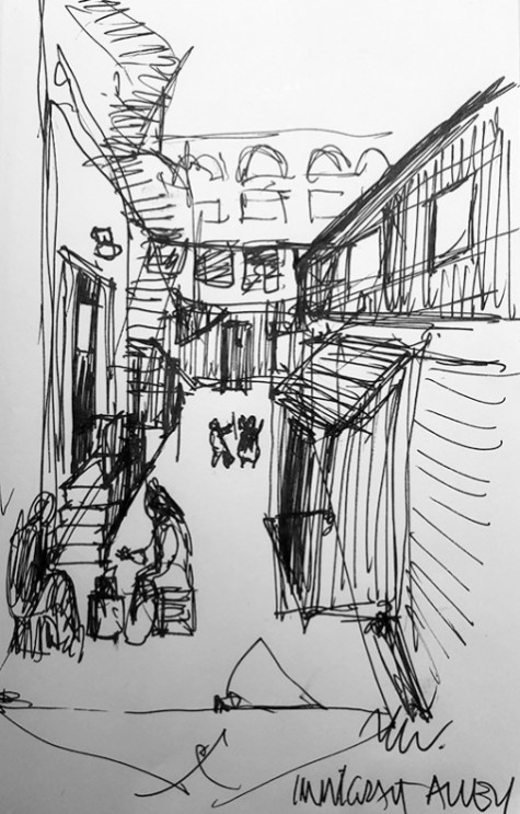Thumbnail sketch of Immigrant Alley | By M. Wihak