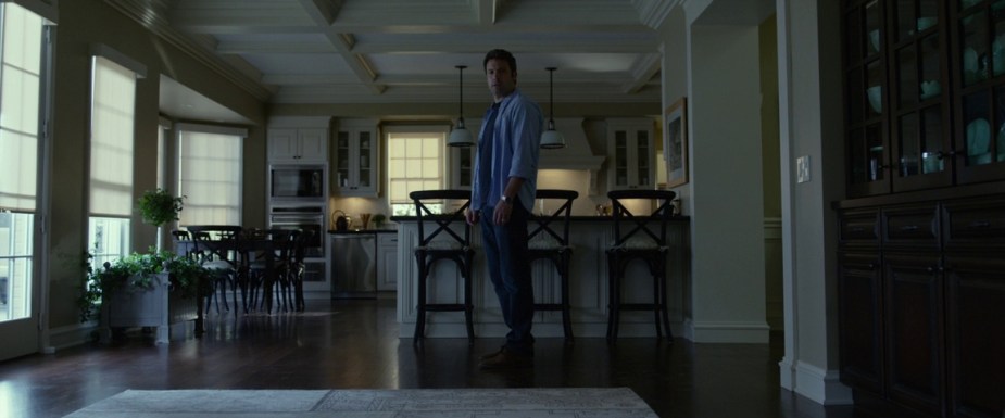 Gone Girl 2014- Screengrab- Ben Affleck in kitchen