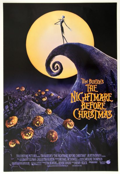 Tim Burton's The Nightmare Before Christmas / movie poster design / movie poster artist
