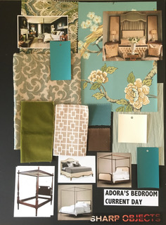 Sharp Objects | Crellin House- Adora's Bedroom Moodboard | HBO