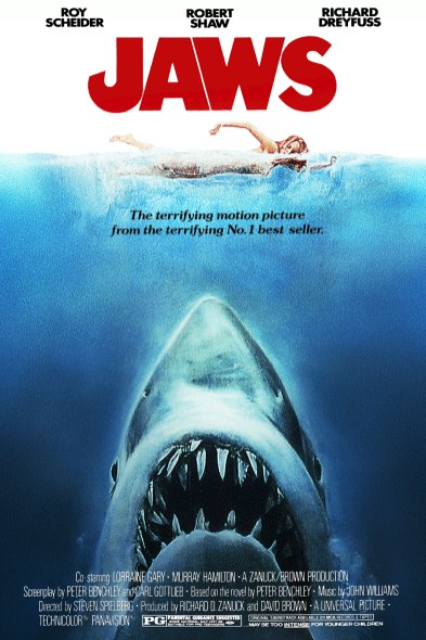 Jaws Movie Poster / movie poster design / movie poster artist