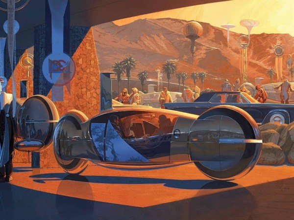 Blade Runner Concept Art by Syd Mead