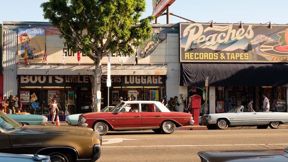 BAFTA Awards Best Production Design nominees | Once Upon A Time in Hollywood production design Hollywood strip facade