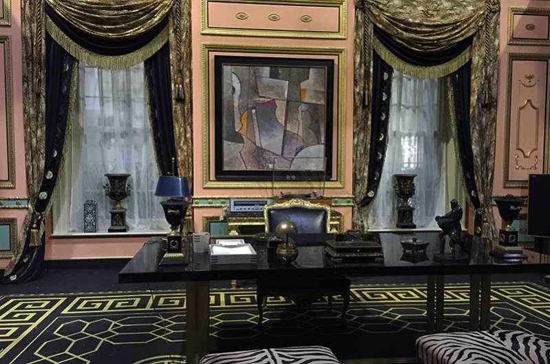 Int. John Reid's Office in Rocketman Production Design