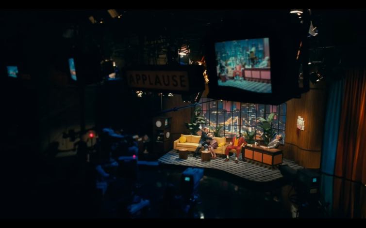 Joker talk show set