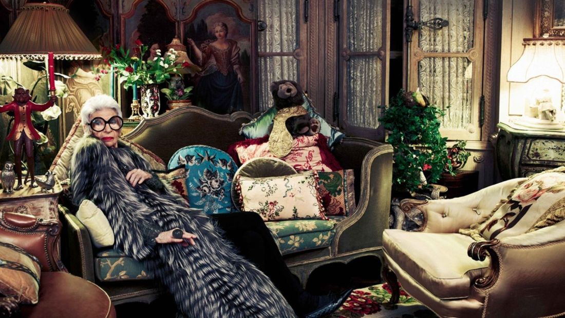 Style and Design Icon Iris Apfel in her New York Apartment