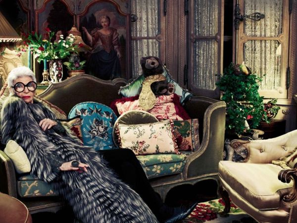 Style and Design Icon Iris Apfel in her New York Apartment