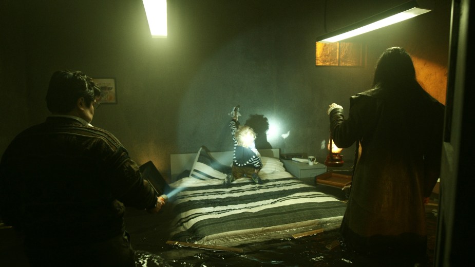 What We Do in the Shadows Flooded Set in Colins Room