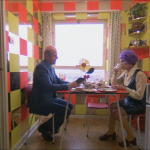 A Clockwork Orange (1971) | Parents at Table Director Stanley Kubrick | Production Design Porn