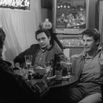 Who’s That Knocking At My Door (1967) | Martin Scorsese production design | Martin Scorsese Films | Harvey Keitel drinking with buddies at table