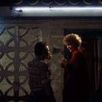 Alice Doesn't Live Here Anymore (1974) | Martin Scorsese production design | Martin Scorsese Films | Ellen Burstyn outside on date