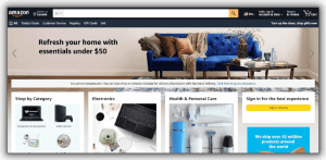 Amazon website