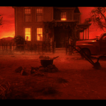 Alice Doesn't Live Here Anymore (1974) | Martin Scorsese production design | Martin Scorsese Films | Old farmhouse with red sky and red lighting
