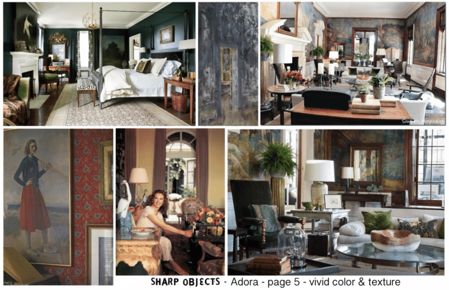 Sharp Objects | Crellin House Moodboard | HBO