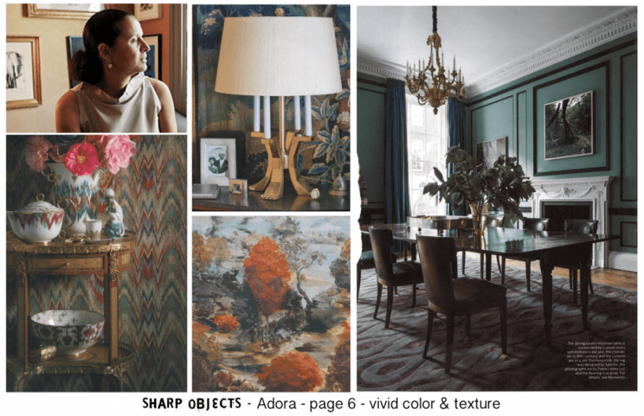 Sharp Objects | Crellin House Moodboard | HBO