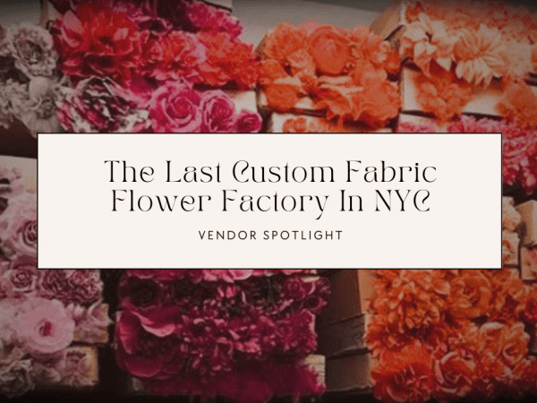 The Last Custom Fabric Flower Factory Shop in NYC